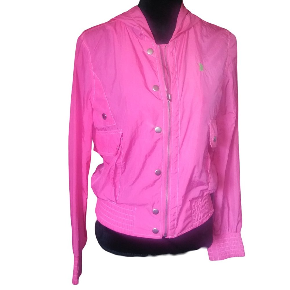 Juicy Couture Pink Nylon Windbreaker